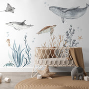 Ocean Wall Decal Set - Wall Decals - Fable and Fawn