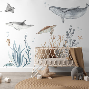 Ocean Wall Decal Set - Wall Decals - Fable and Fawn