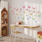 Butterfly Rainbow Wall Decals