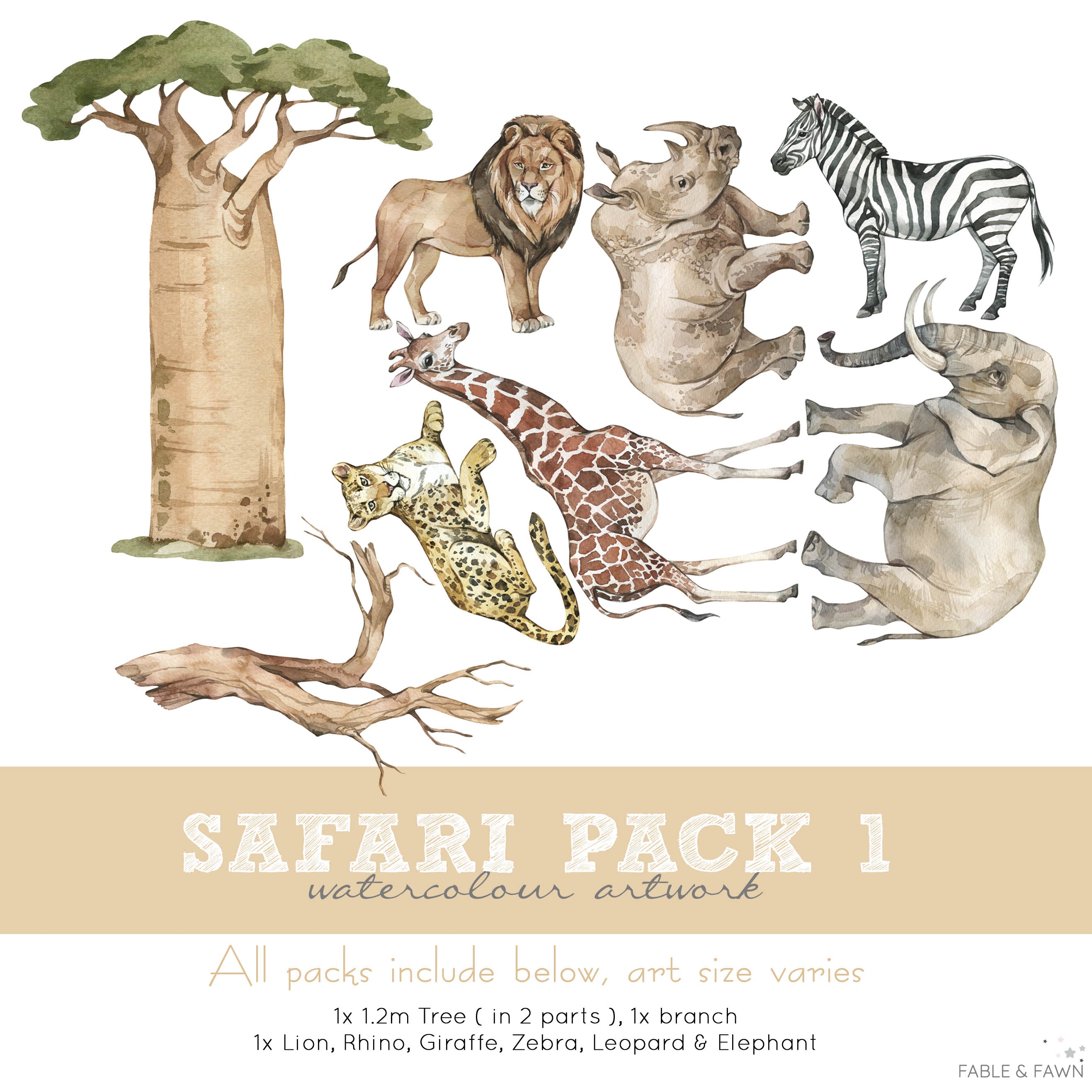 Safari Wall Decals