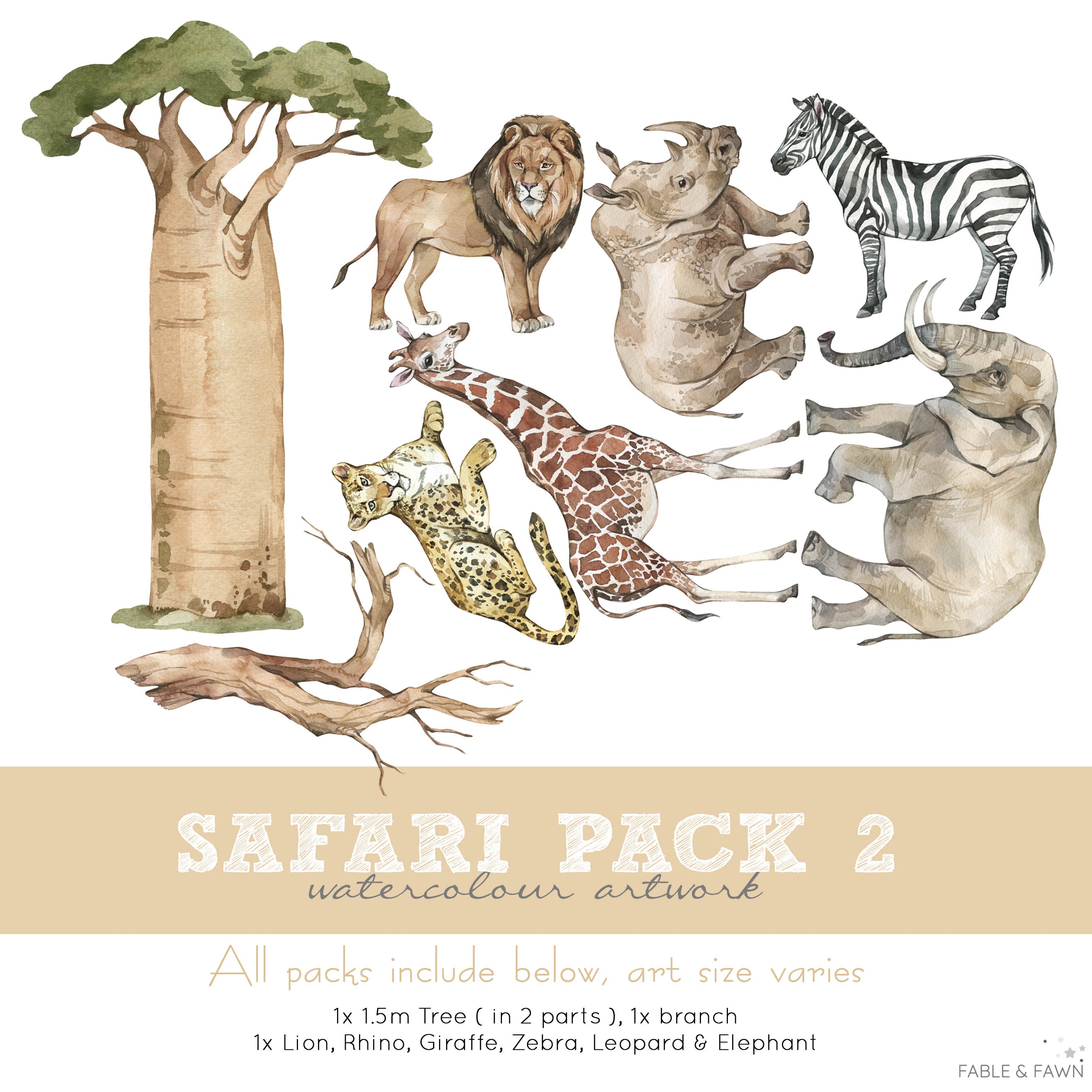 Safari Wall Decals
