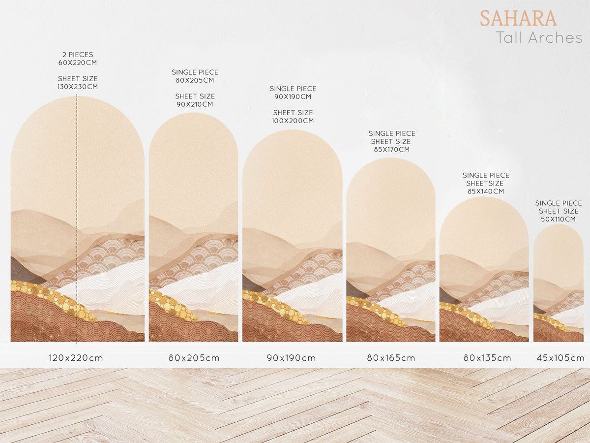 Sahara Arch Wall Decal - Wall Decals Australia - Fable and Fawn