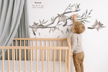 Sugar Glider Babies Set - Wall Decals Australia - Fable and Fawn