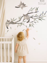 Sugar Glider Babies Set - Wall Decals Australia - Fable and Fawn