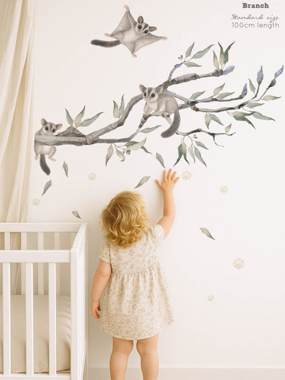 Sugar Glider Babies Set - Wall Decals Australia - Fable and Fawn