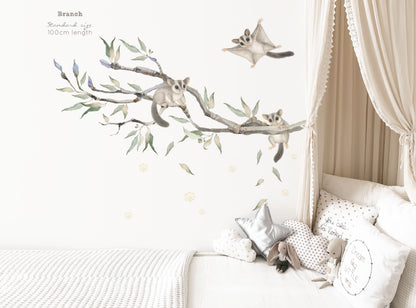 Sugar Glider Babies Set - Wall Decals Australia - Fable and Fawn