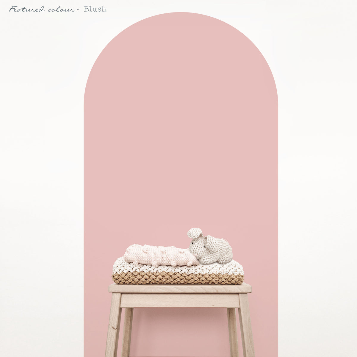 Blush Pink Arch Wall Decal
