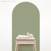 Olive Green Arch Wall Decal