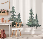 Pine Trees Wall Decals - Wall Decals - Fable and Fawn 