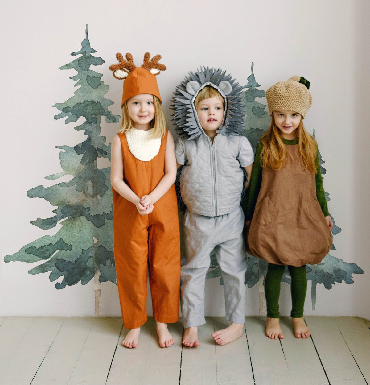 Pine Trees Wall Decals - Wall Decals - Fable and Fawn 