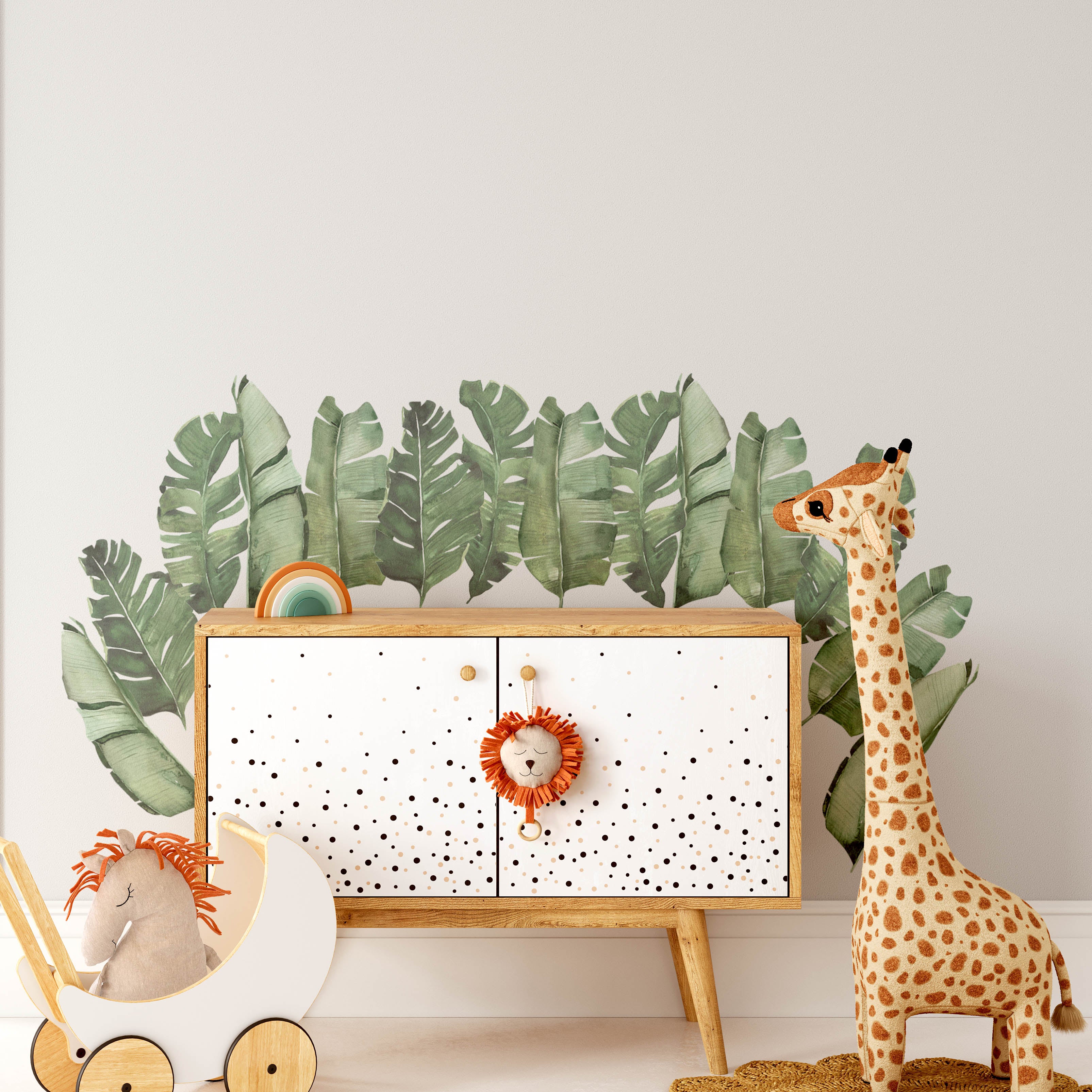 Large Tropical Leaf Wall Decals