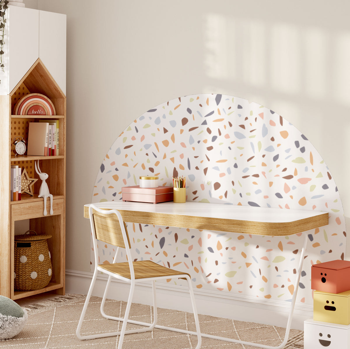 Bedhead Wall Decal (Terrazzo)