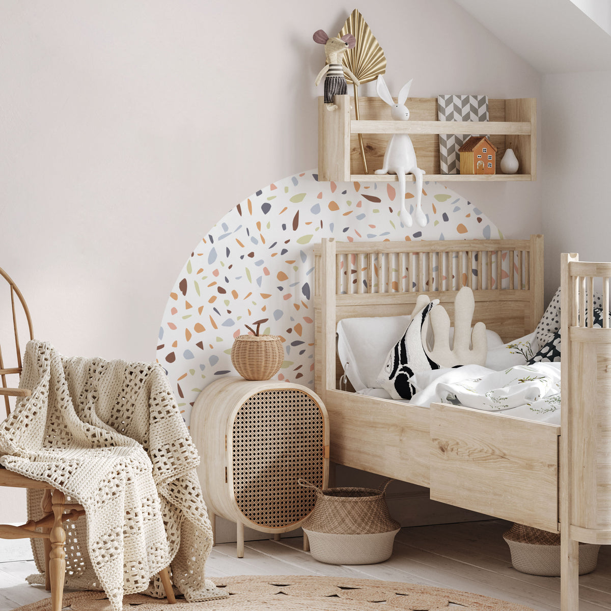 Bedhead Wall Decal (Terrazzo)