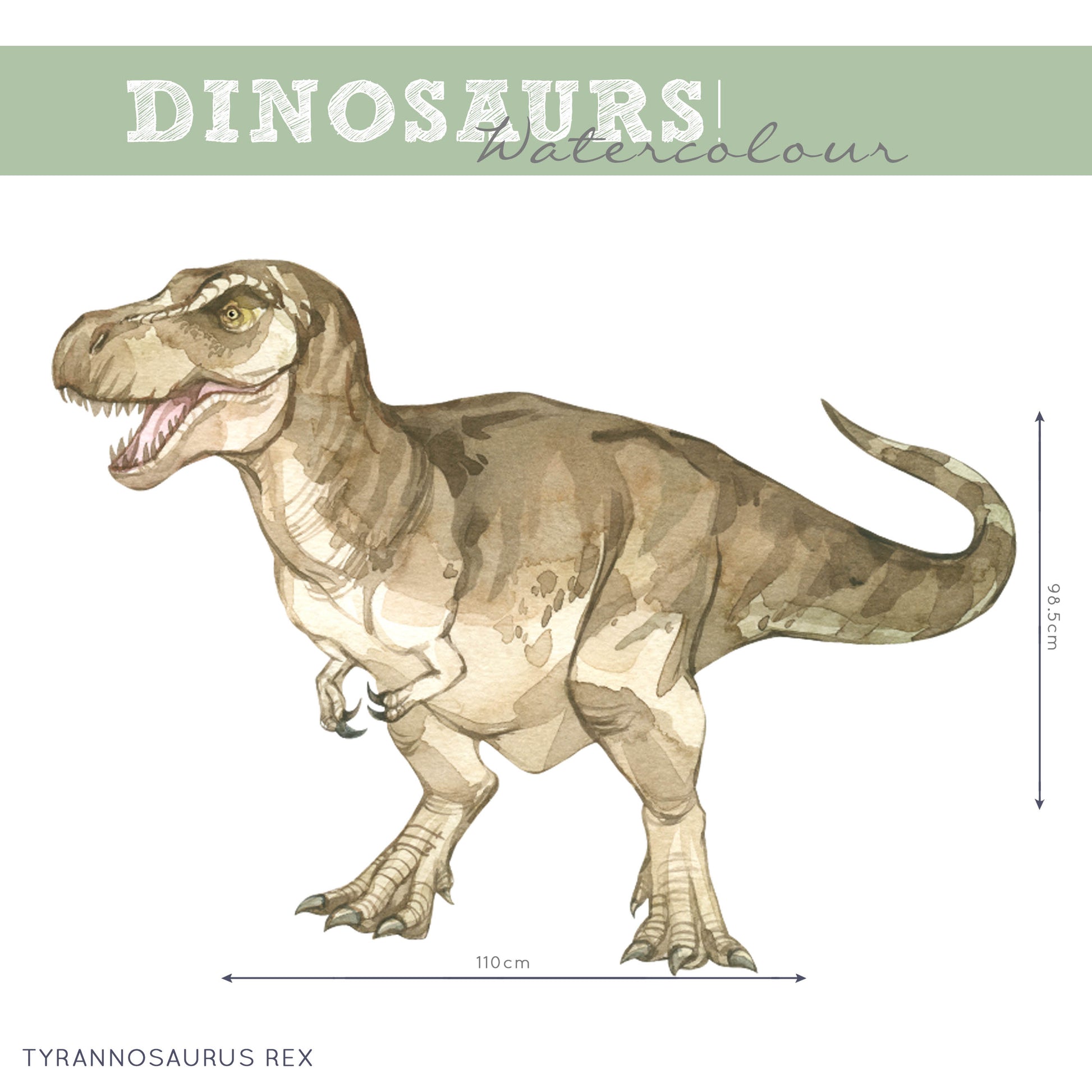 dinosaur wall decal fable and fawn