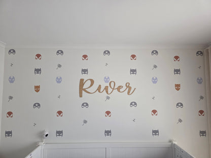 Superhero Wall Decals