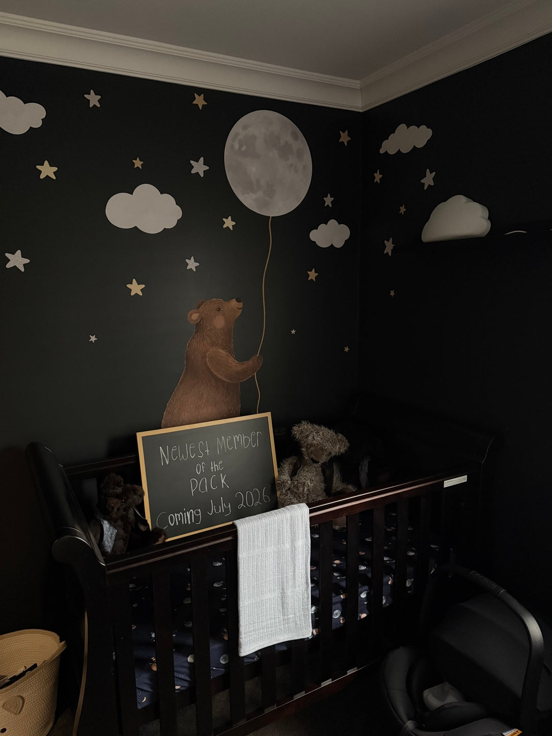 Bear & Moon Nursery Wall Decals