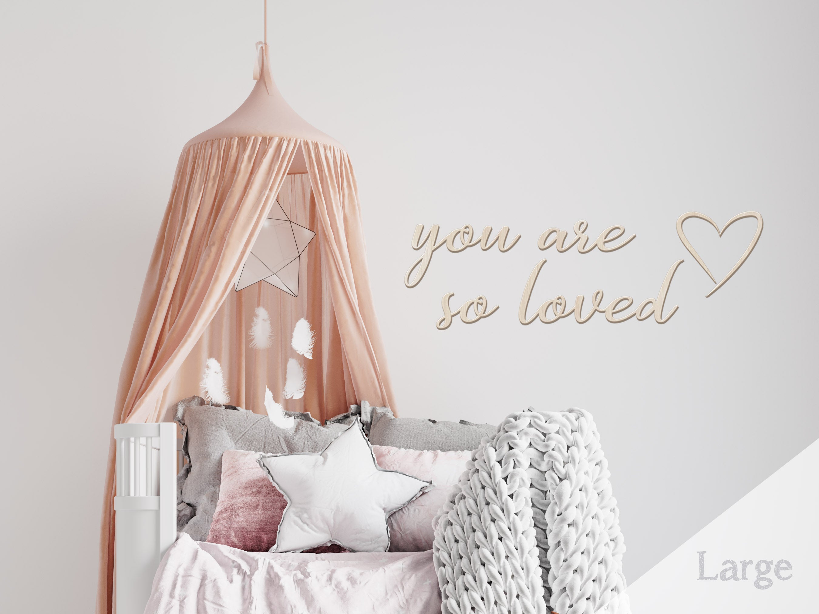 You Are So Loved - Wall Decal Quote - Wall Decals Australia - Fable and Fawn