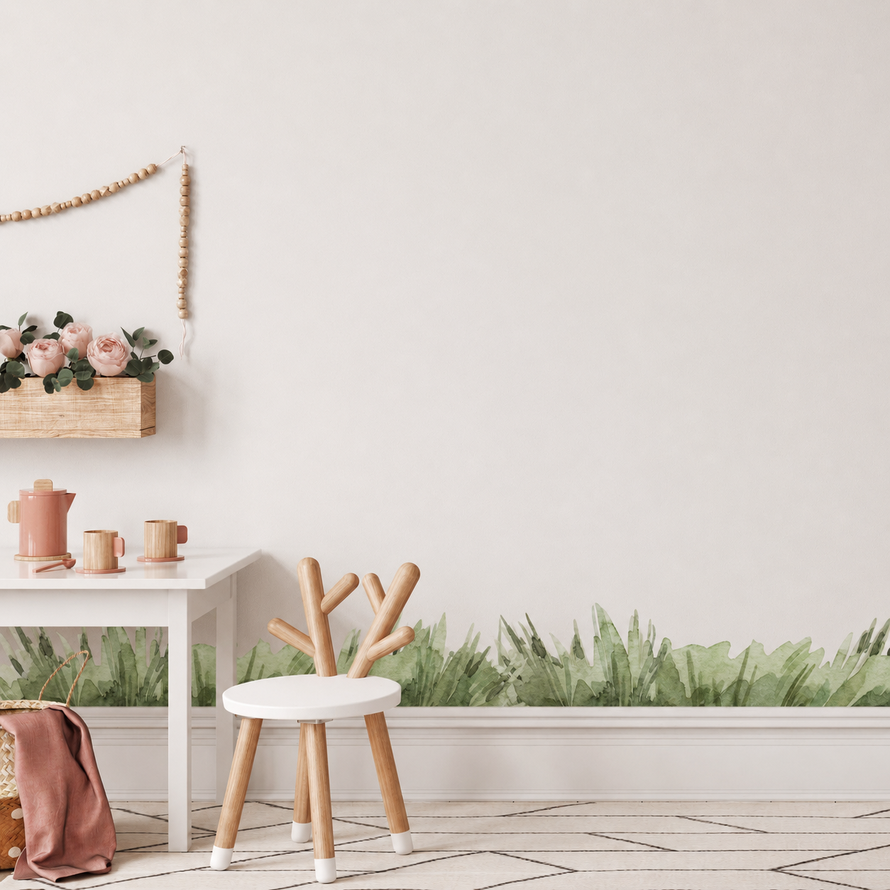 Grass Border Wall Decals