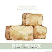 Hay Bale Wall Decals - Wall Decals - Fable and Fawn 
