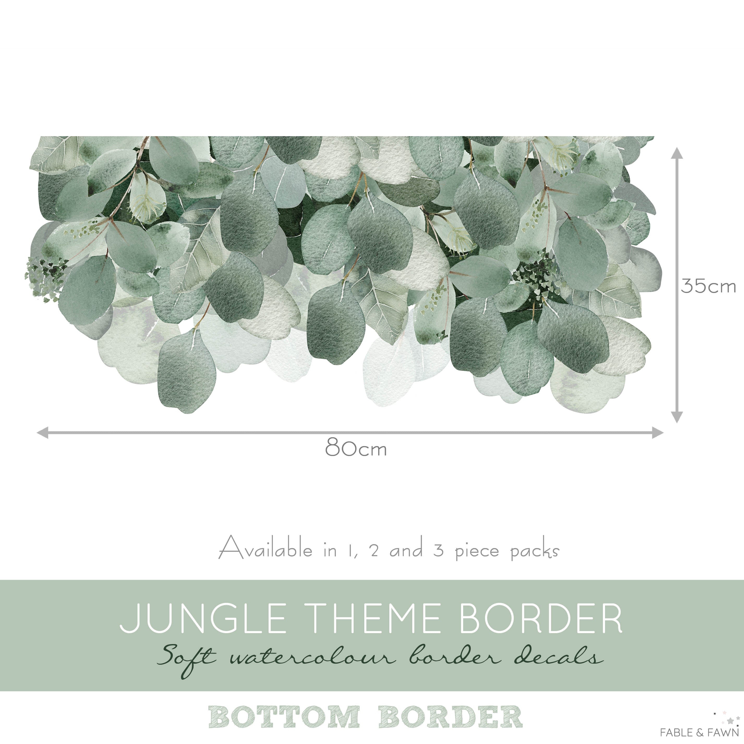 Jungle Theme Wall Border
