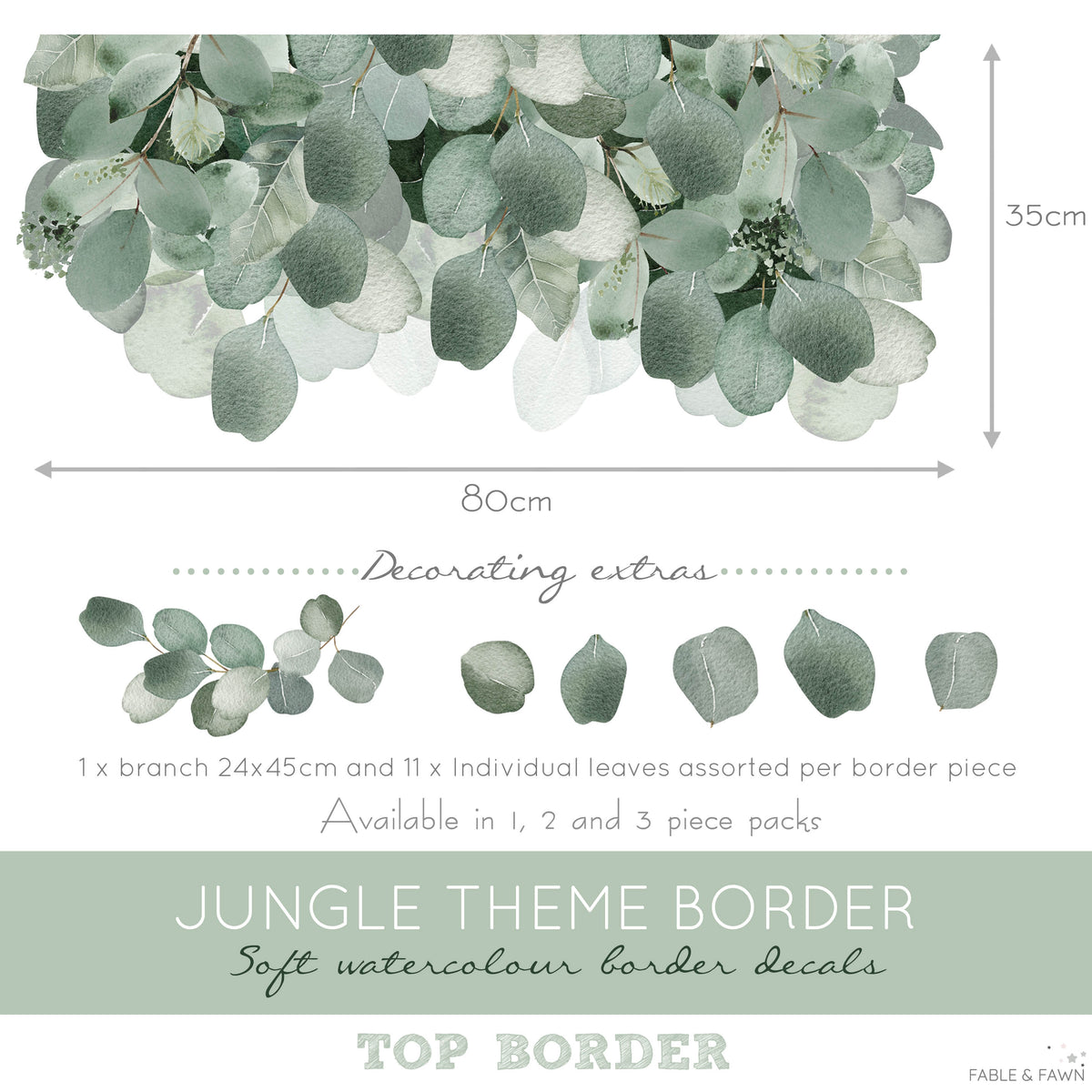 Jungle Theme Wall Border