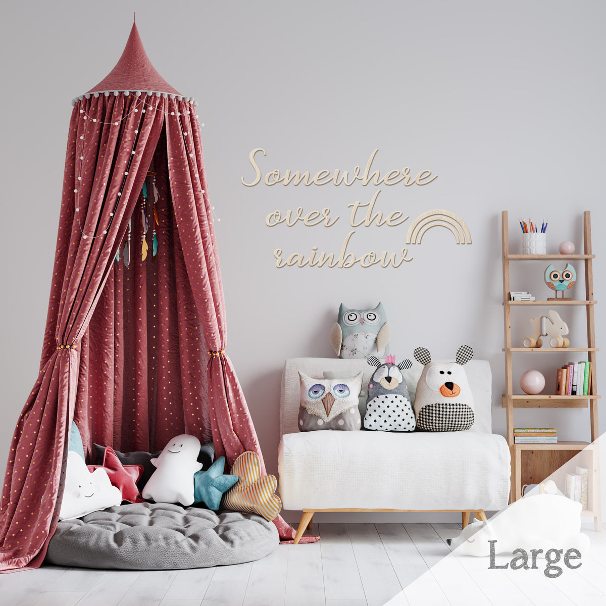 Somewhere over the rainbow - Wall Decals Australia - Fable and Fawn