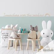 Somewhere over the rainbow - Wall Decals Australia - Fable and Fawn