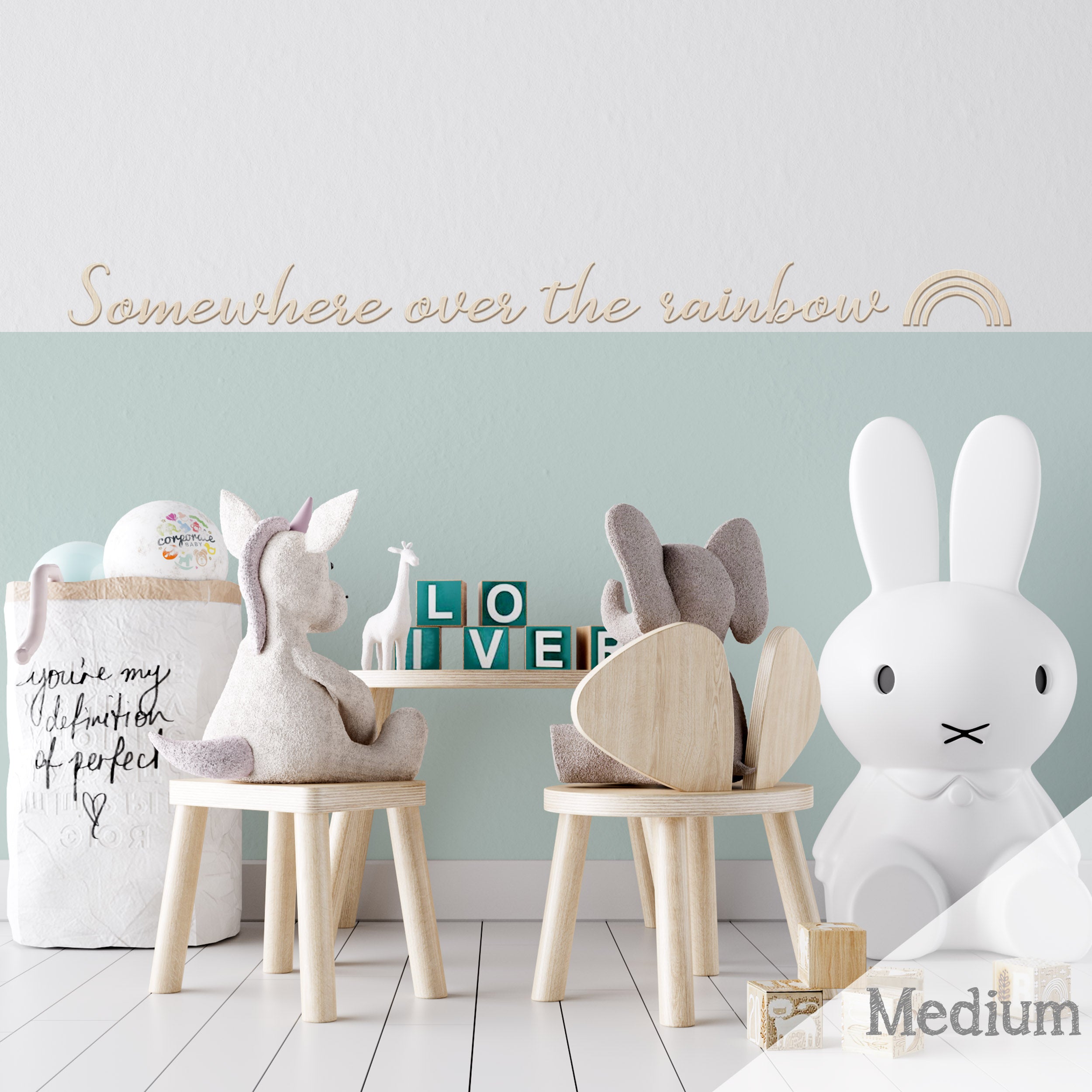 Somewhere over the rainbow - Wall Decals Australia - Fable and Fawn