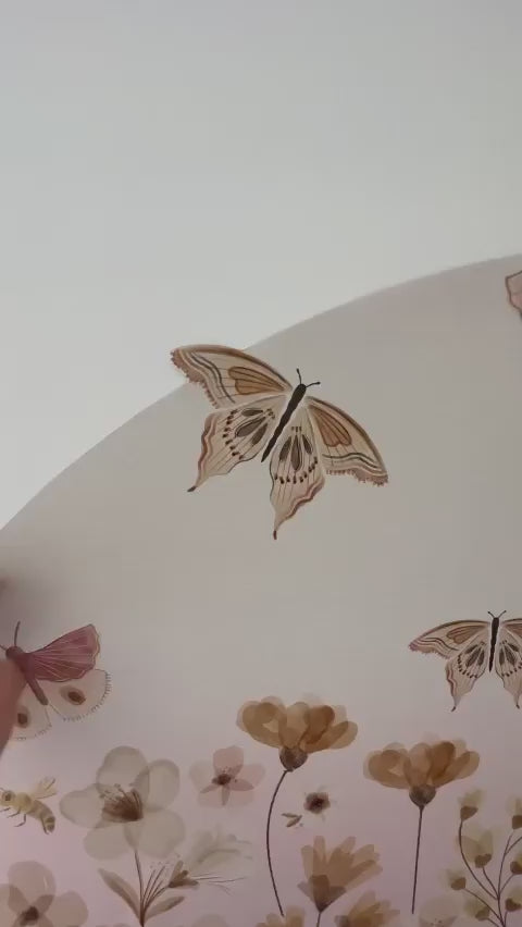 Load video: Magical Garden Wall Decal
