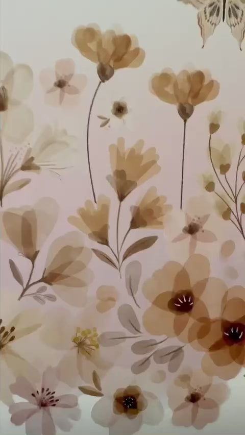 Load video: Magical Garden Wall Decal
