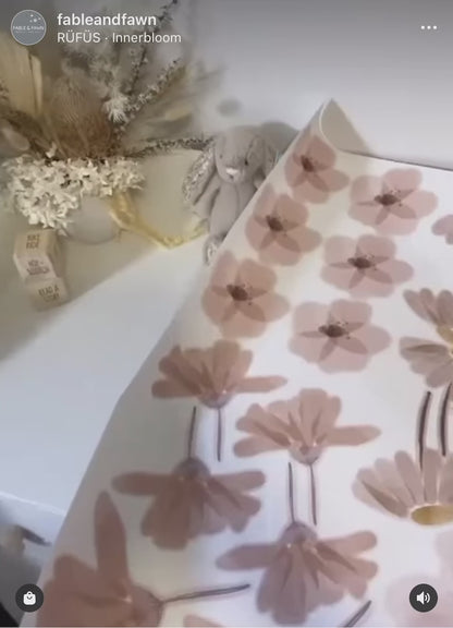 Flower and Bee Wall Decals