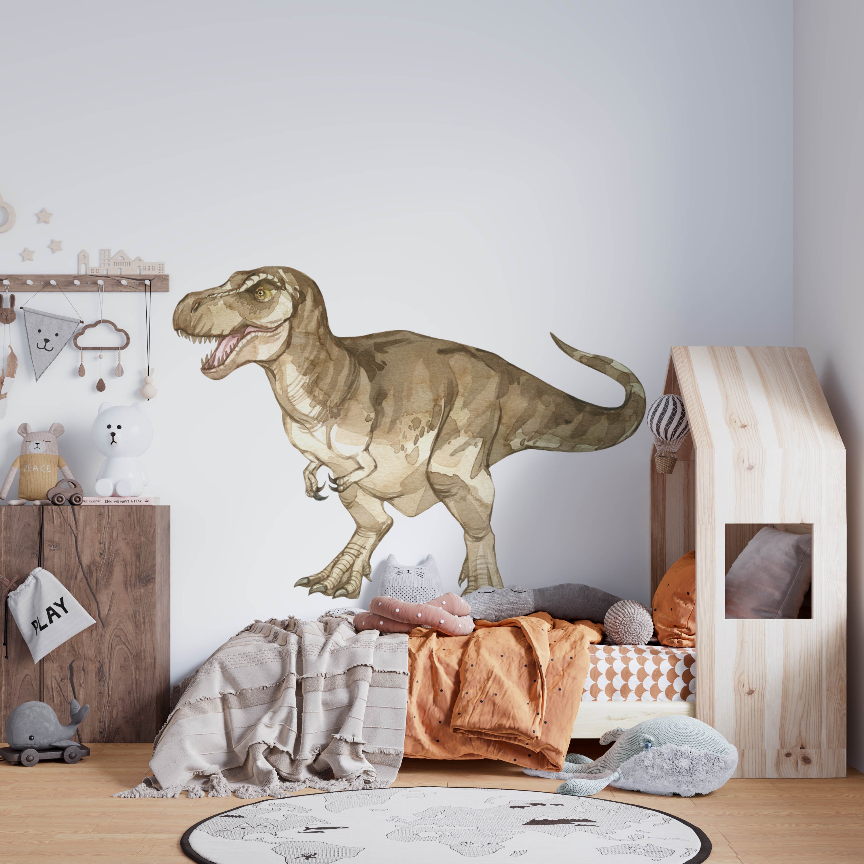 Large T-Rex Dinosaur Wall Decal