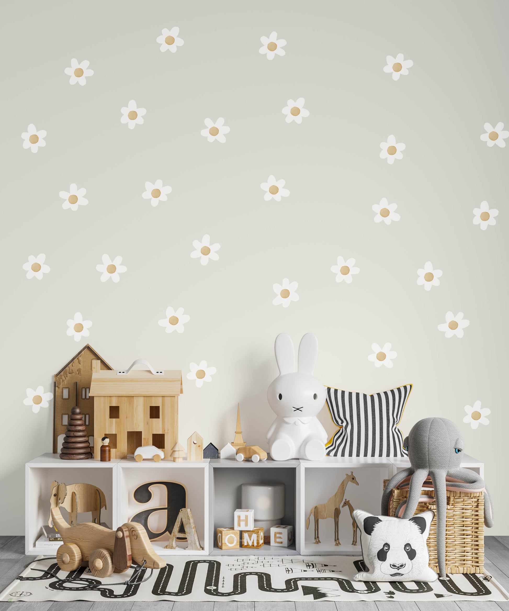Daisy Wall Decals - Wall Decals - Fable and Fawn 