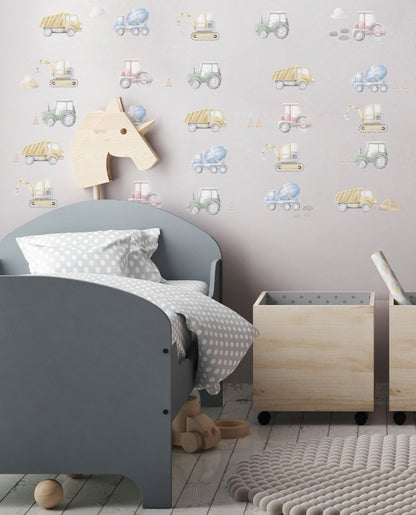 Construction Wall Decals - Wall Decals - Fable and Fawn 