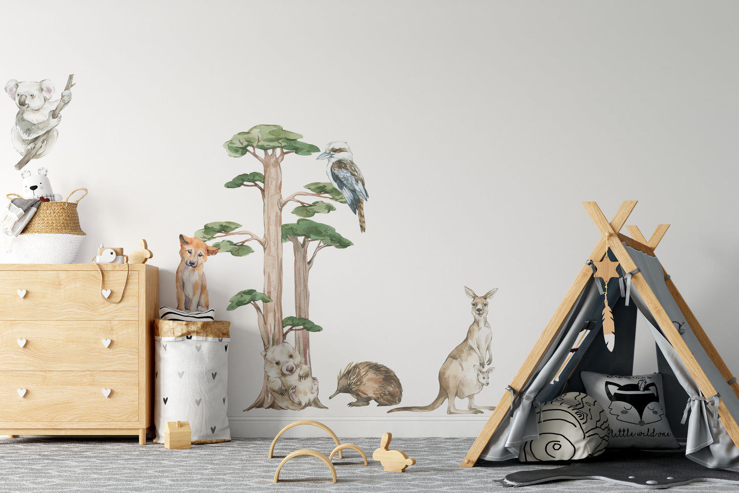 Australian Animals Wall Stickers - Pick Your Own Animals! - Wall Decals - Fable and Fawn 