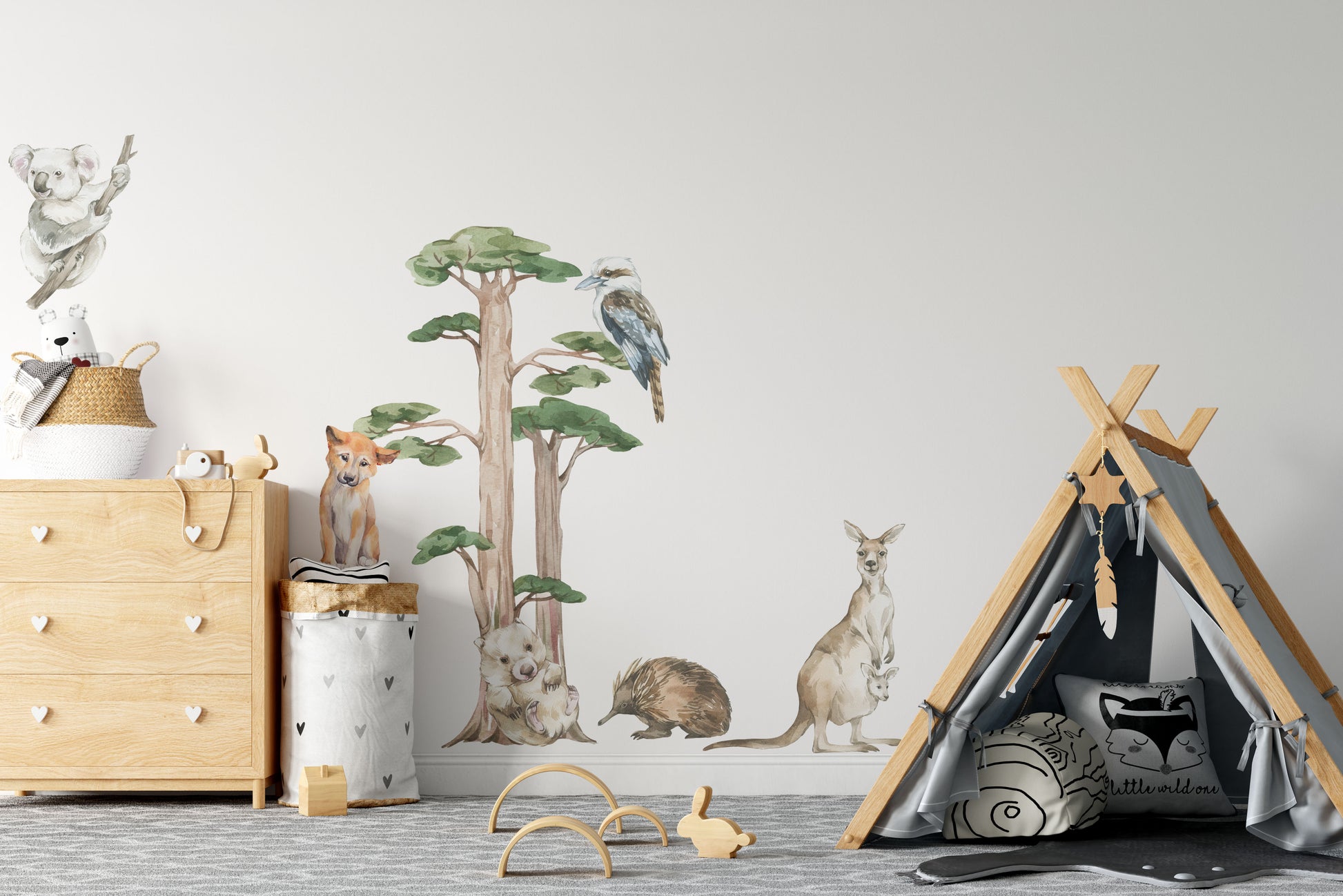 Australian Animals Wall Stickers - Pick Your Own Animals! - Wall Decals - Fable and Fawn 