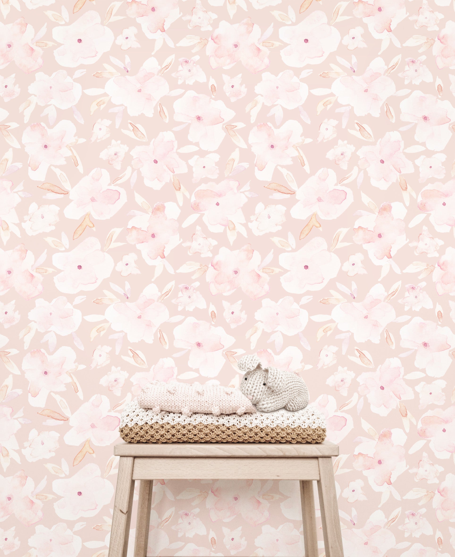 Pretty Posy Floral Wallpaper (4 colour-ways) - Wallpaper - Fable and Fawn 