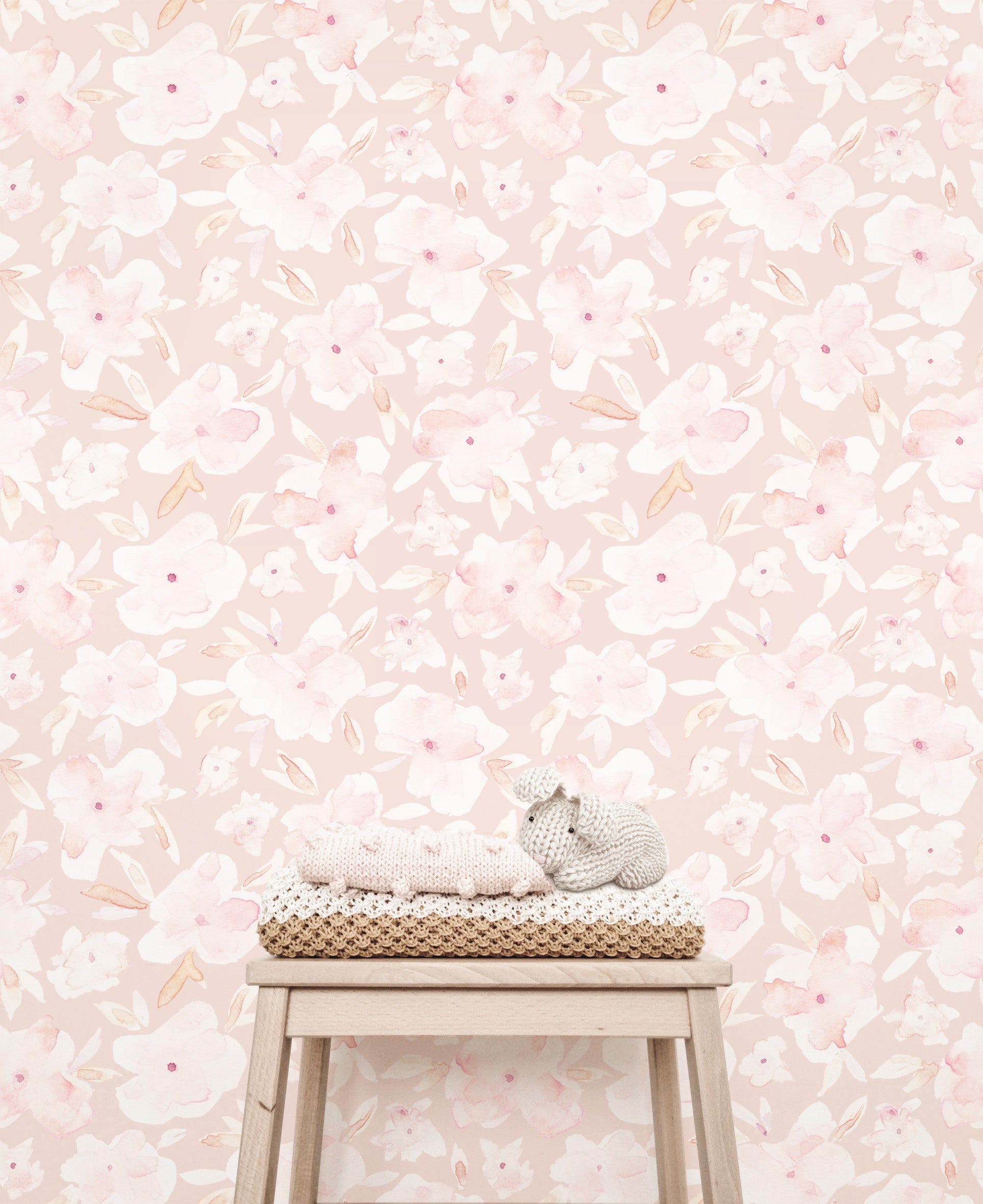 Pretty Posy Floral Wallpaper (4 colour-ways) - Wallpaper - Fable and Fawn