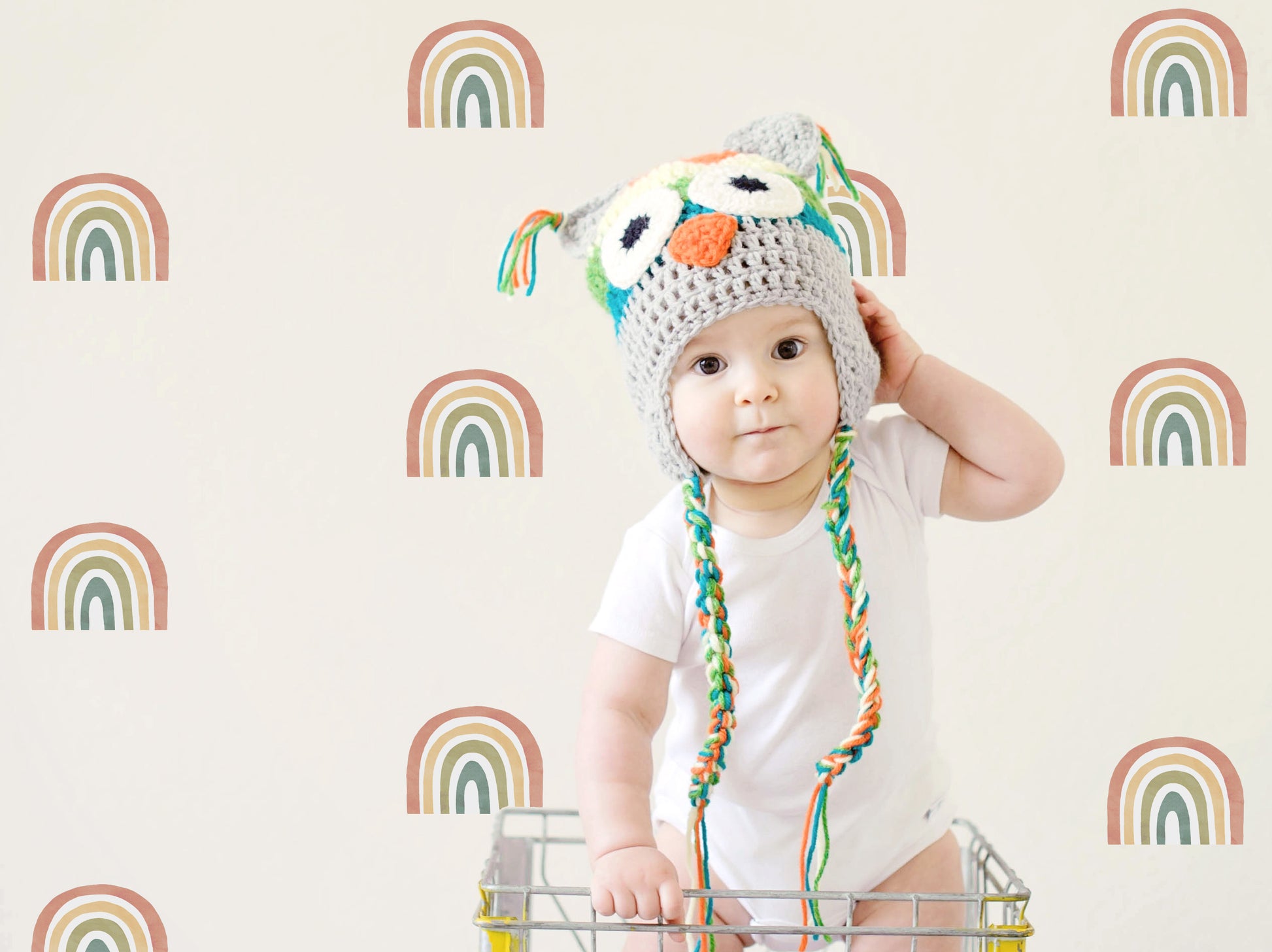 Rainbow Wall Decals (Bright) - Wall Decals - Fable and Fawn 