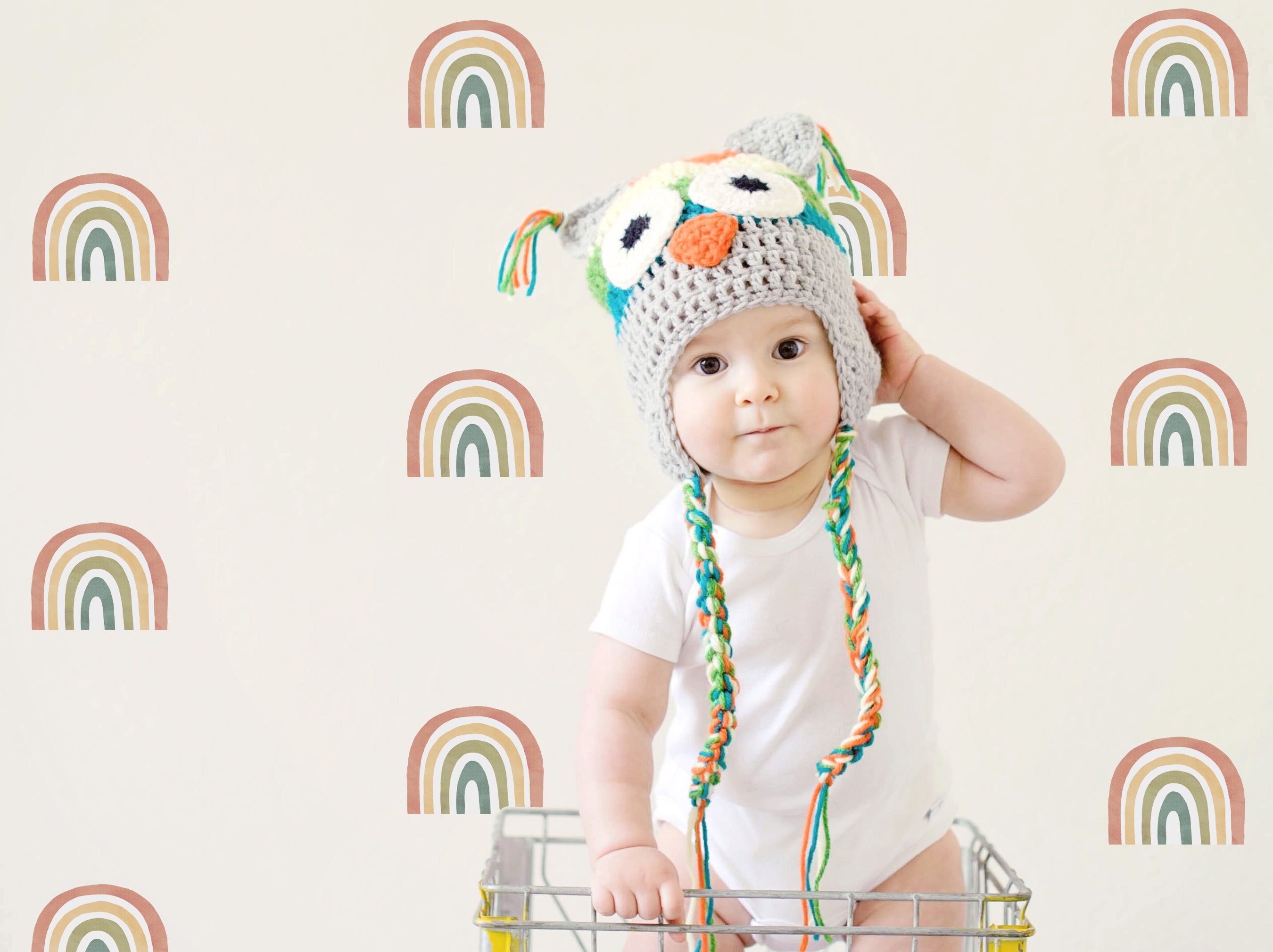 Rainbow Wall Decals (Bright) - Wall Decals - Fable and Fawn