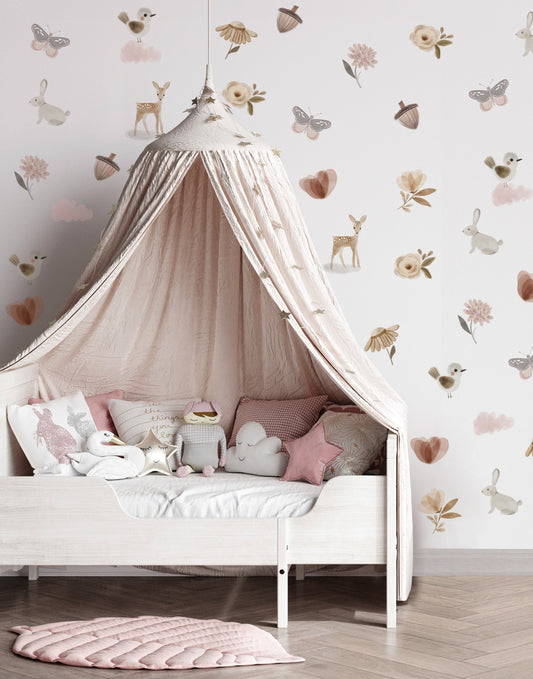 Woodland Wall Decals - Wall Decals - Fable and Fawn 