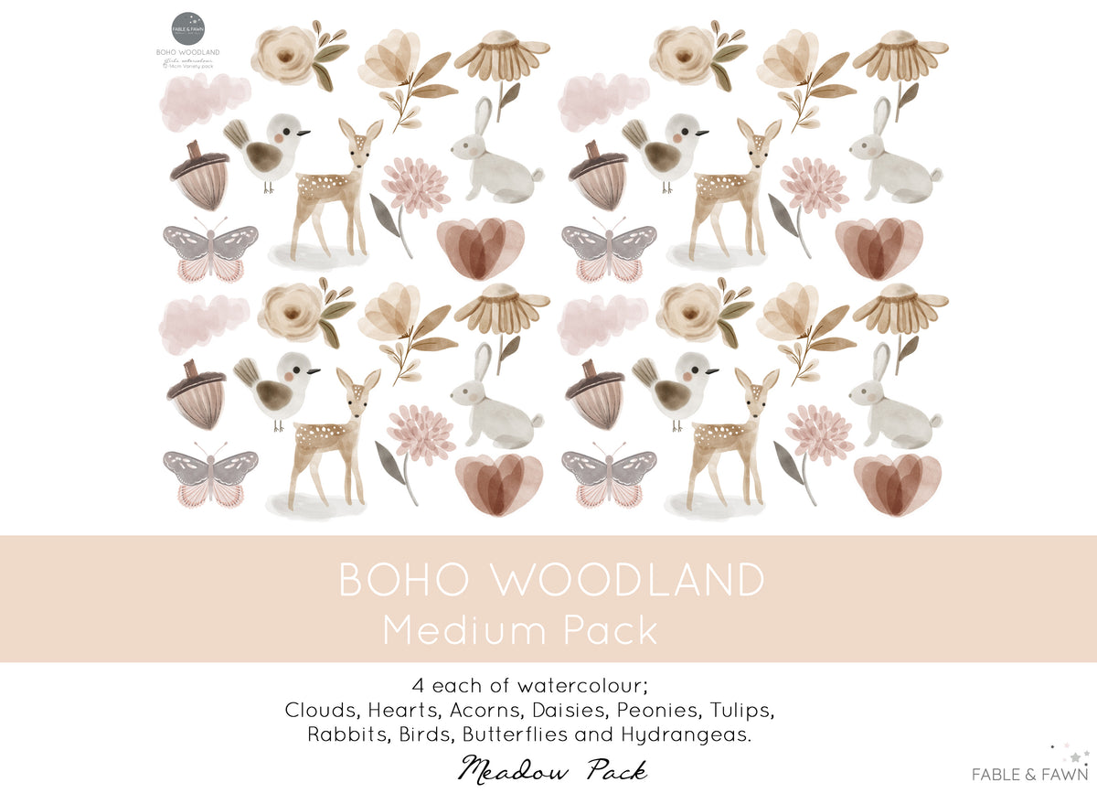 Woodland Wall Decals - Wall Decals - Fable and Fawn