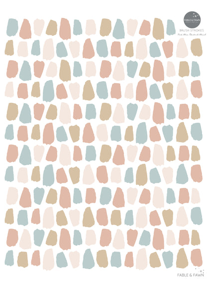 Confetti Wall Decals (Pink & Mustard) - Wall Decals - Fable and Fawn 