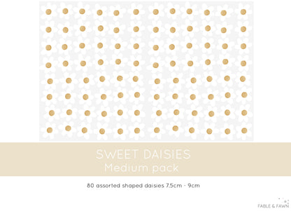 Daisy Wall Decals - Wall Decals - Fable and Fawn 