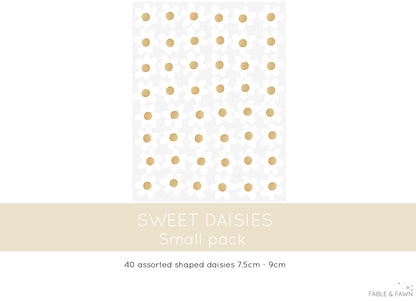 Daisy Wall Decals - Wall Decals - Fable and Fawn 