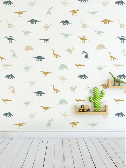 Dinosaur Removable Wallpaper - Wallpaper - Fable and Fawn 