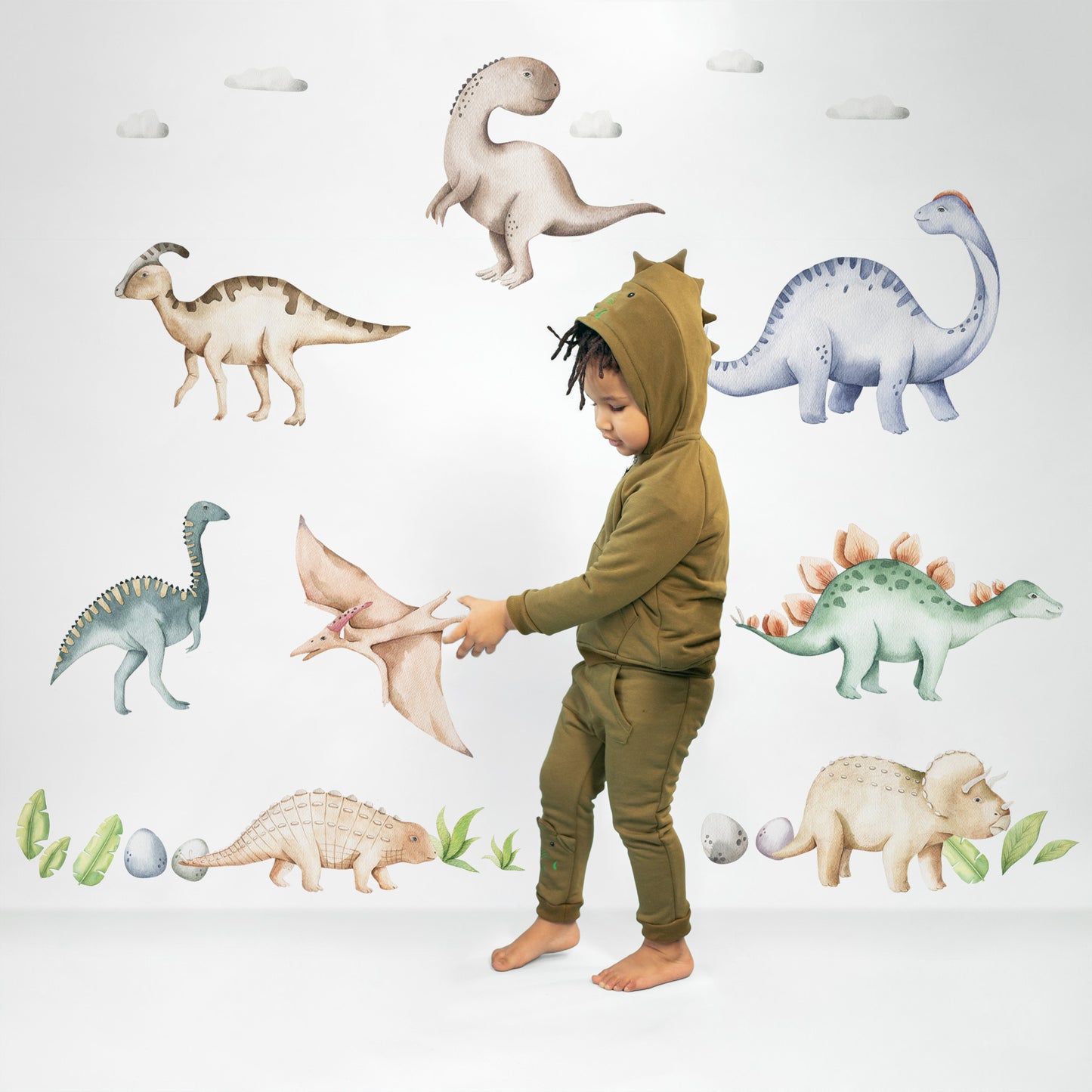 Baby Dinosaur Wall Decals - Wall Decals - Fable and Fawn 