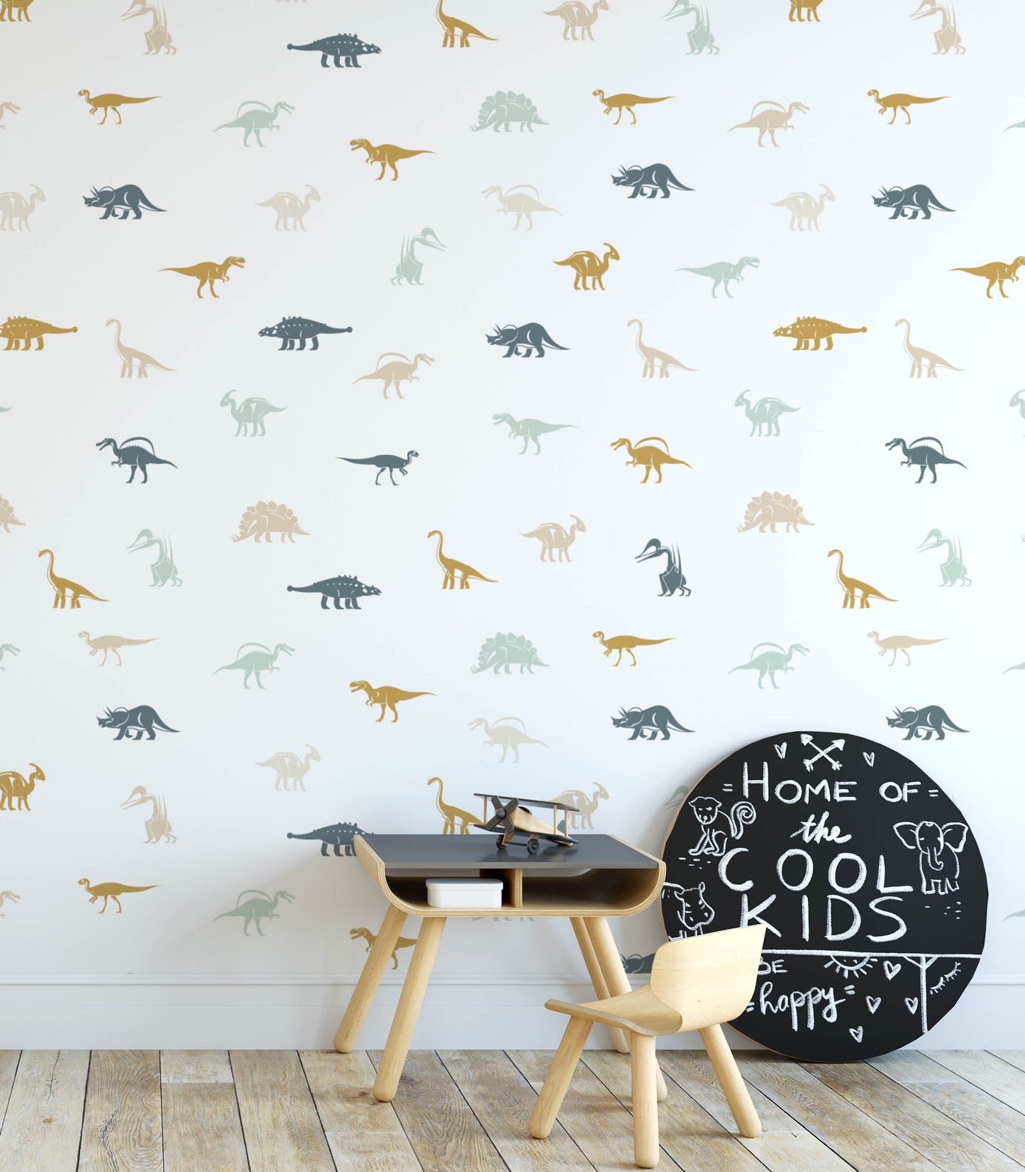 Dinosaur Removable Wallpaper - Wallpaper - Fable and Fawn 