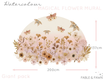Magical Garden Wall Decal - Wall Decals - Fable and Fawn 