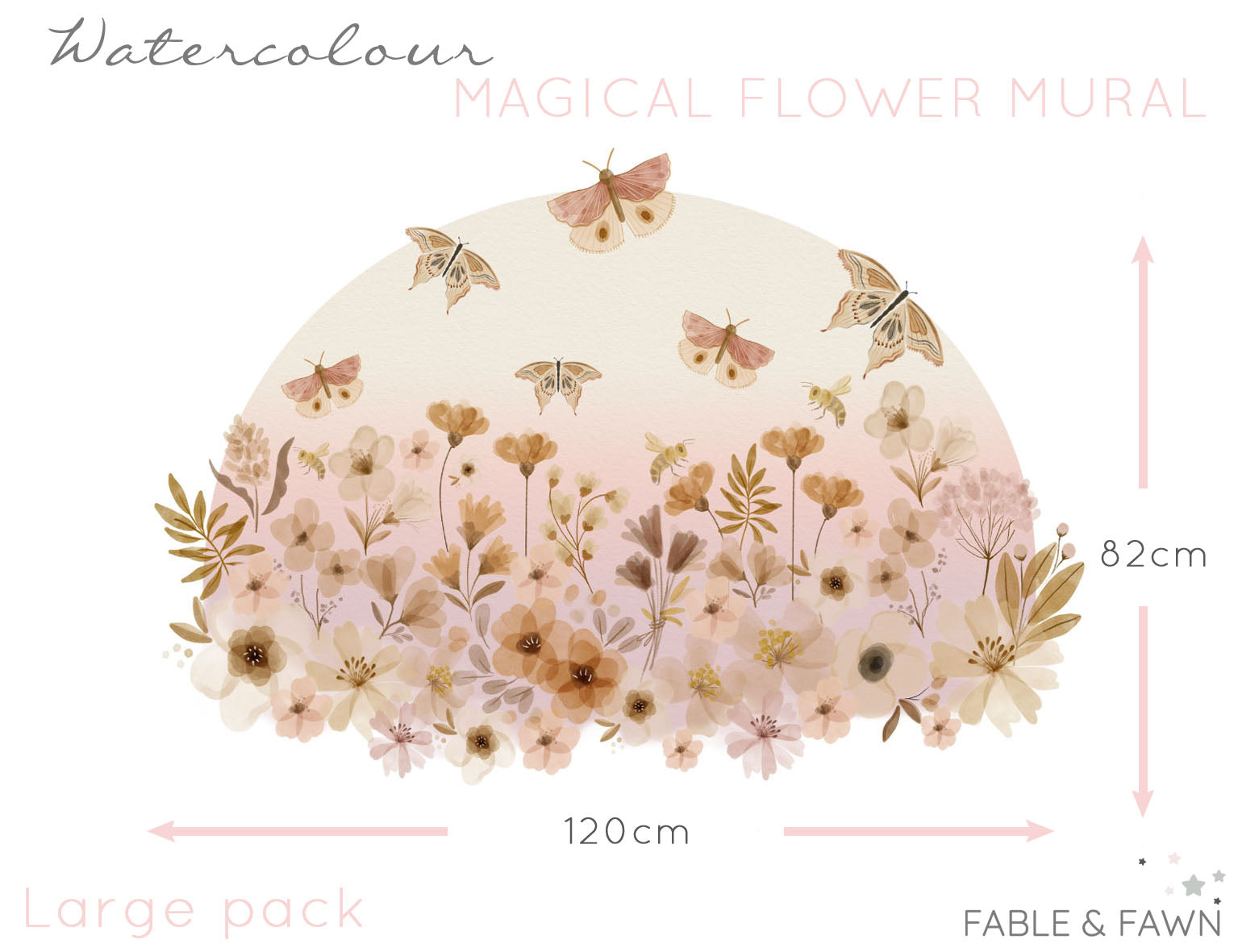 Magical Garden Wall Decal - Wall Decals - Fable and Fawn 